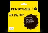 T2 Расходные материалы PFI-107MBK Картридж струйный для Canon imagePROGRAF iPF-670 680 685 770 780 785, матовый черный