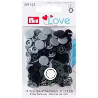 Кнопки Prym Кнопки непришивные Love - Color Snaps (3930**) 12 мм, 30 шт., серый
