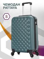 Чемодан L'Case Phatthaya BCP-12-02 S Green / S Темно-зеленый