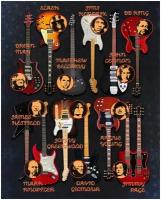 Постер / Плакат / Картина Guitar legends 40х50 см в подарочном тубусе