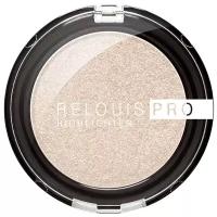 Хайлайтер для лица компактный Relouis Highlighter тон 02 шампань