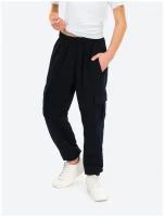 Спортивные брюки джоггеры оверсайз для мальчиков подростков HappyFox, HF9132 размер 164, цвет т.синий