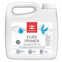 Tikkurila Euro Primer акриловый грунт-концентрат (бесцветный, 3 л)