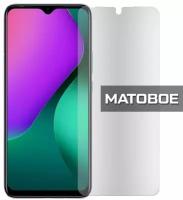 Стекло защитное гибридное матовое Krutoff для INFINIX Hot 10 Play