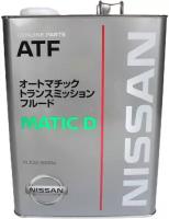 Масло трансмиссионное Nissan ATF Matic Fluid D, 4 л