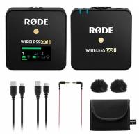 Микрофонный комплект RODE Wireless GO II Single, комплектация: ручной передатчик, разъем: USB Type-C, черный