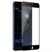 Защитное стекло на телефон Huawei P10 / Полноэкранное стекло на Хуавей П10 (Черный)