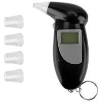 Алкотестер брелок цифровой с ЖК-дисплеем Digital LCD Alcohol Tester (5 мундштуков)