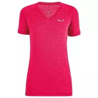 Футболка Salewa 2019-20 Puez Melange Dry V-Neck Women's Virtual