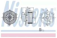 NISSENS 87056 Мотор печки отопителя салона