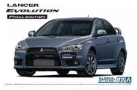 Aoshima Mitsubishi Lancer Evolution X Final Edition '15 CZ4A, 1/24 Сборная модель