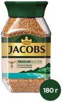 Кофе растворимый Jacobs Brazilian Selection сублимированный, 180 г