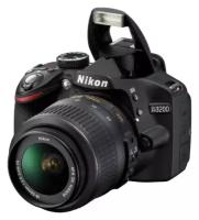 Фотоаппарат Nikon D3200 Kit AF-S DX NIKKOR 18-55mm f/3.5-5.6G VR, черный