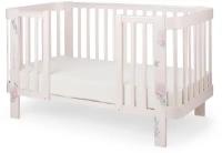 Набор для увеличения кроватки Happy Baby для расширения кроватки Mommy Love 95029, трансформер, pink