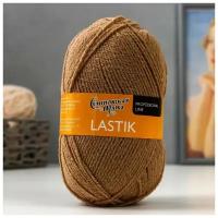 Пряжа Lastik (Ластик) 28% имп. мер. шерсть,69% акрил, 3% эластан 365м/100гр беж. мел_v2 (72038), 1шт