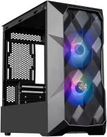 Cooler Master MasterCase TD300 Mesh, USB3.0x2, 2x120ARGBFans, Black, mATX, w/o PSU