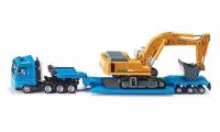 Модель тягача MAN TG-A с экскаватором Liebherr Siku,1:87