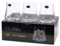 Набор стаканов для виски Bohemia Crystal «Экстра», 350 мл, 6 шт