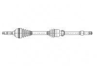 STELLOX 1581010SX 158 1010-SX_привод правый 880mm, 21660\ Peugeot 306 1.1/1.4 93