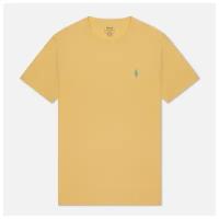 Мужская футболка Polo Ralph Lauren Classic Crew Neck 26/1 Jersey жёлтый, Размер S