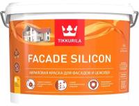 Краска для фасадов и цоколей Facade Silicon (Фасад Силикон) TIKKURILA 9л бесцветный (база С)