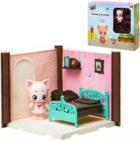 Игровой набор ABtoys Уютный дом Домик для кошки. Спальня PT-01312