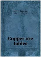 Copper ore tables / Медные руды