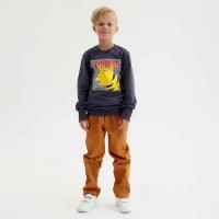 MINAKU Свитшот для мальчика MINAKU: Casual Collection KIDS цвет графит, рост 116