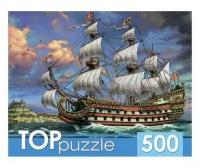 TOPpuzzle. Пазлы 500 элементов. ХТП500-6831 Парусник в море