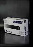 Перчатки одноразовые медицинские Нитриловые Archdale NitriMAX, Черные, S, 100 штук/50 пар, Неопудренные, Гипоаллергенные