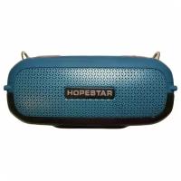 Беспроводная Bluetooth-Колонка/HOPESTAR A41/ стерео, сабвуфер синий/