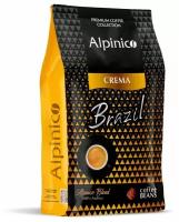 Кофе в зернах Alpinico CREMA BRAZIL, 100% Арабика, средней обжарки, 1 кг