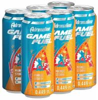 Энергетический напиток Adrenaline Game Fuel Mango Storm, 0.449 л, 6 шт