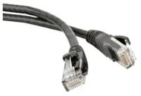 Патч-корд Hyperline PC-LPM-UTP-RJ45-RJ45-C6-1.5M-BK UTP, Cat.6, 1.5 м / PC-LPM-UTP-RJ45-RJ45-C6-1.5M-LSZH-BK UTP, Cat.6, 1.5 м, черный