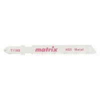 Полотна для электролобзика по металлу Matrix 3 штT118B, 50 x 2 мм, HSS 78229