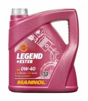 7901 Legend+Ester 0W-40 4L, 1001, масло синтетическое, Mannol