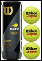 Мячи для большого тенниса Wilson US OPEN (3шт)
