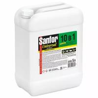 Универсальное чистящее средство Sanfor 10 в 1, Лимонная свежесть, 5 л Sanfor 7546846