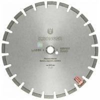 Алмазный диск по армированному бетону 400 x 25.4 мм Hard Бетон Kronger, сегмент 12 мм, лазерная напайка