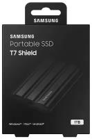 Внешний SSD Samsung T7 Shield 1TB черный (MUPE1T0S)