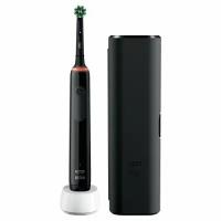 Электрическая зубная щетка Oral-B Pro 3 3500 CrossAction Black с футляром