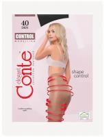 Колготки Conte elegant Control, 40 den, размер 4, черный