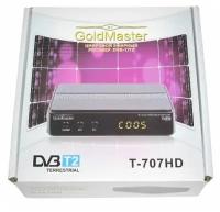 Приставка ТВ цифровая GoldMaster T-707HD/ Цифровой эфирный приемник/ ресивер
