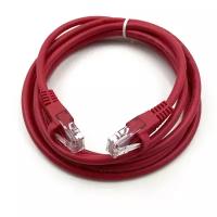 Патч-корд Buro UTP 4 пары cat5E CCA molded 2м красный RJ-45 (m)-RJ-45 (m)