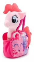 Мягкая игрушка YuMe Пони Пинки Пай в сумочке My Little Pony, 25 см, розовый