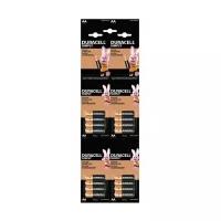 Батарейка AA щелочная Duracell LR6-16(4*4)BL Basic Simply отрывные