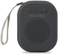 Портативная акустическая система Smartbuy BLOOM, 3Вт, Bluetooth, MP3, FM-радио, серая (SBS-180)