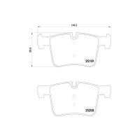 Колодки торм. для а/м BMW 1 (F20/21) (11-)/3 (F30/80) (11-) диск. перед. т/с Bosch (PF 4001)