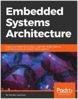 Embedded Systems Architecture. Архитектура встраиваемых систем: на англ. яз