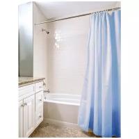 Занавеска-штора для ванной комнаты 180х180 см. Smikov Голубой